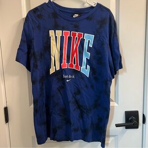 Nike Sportswear Tie Dye_RWB World Peace Blue T-Shirt